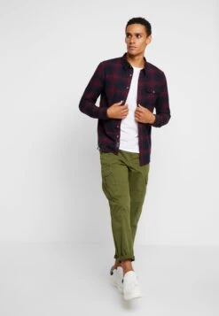 Pier One Overhemd - Bordeaux -Mode Verkoop 1fdfc451f1854fbda11171584068539b