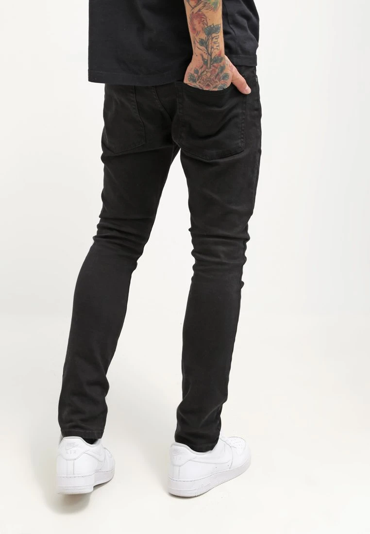 Pier One Slim Fit Jeans - Black Denim 3 Pier One Slim Fit Jeans - Black Denim - Afbeelding 3