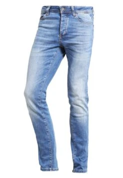 Pier One Slim Fit Jeans - Light Blue -Mode Verkoop 274a01b7a55044638259503c6ee8946b