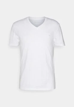 Pier One V Neck Bird Tonal 3 Pack - T-Shirt Basic - Light Brown/White/Dark Blue -Mode Verkoop 28f86b9281a846468836f5c46e5a93ff