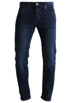 Pier One Basic - Straight Leg Jeans - Dark Blue Denim -Mode Verkoop 2eca1850673c4e00a195e13ab1393822