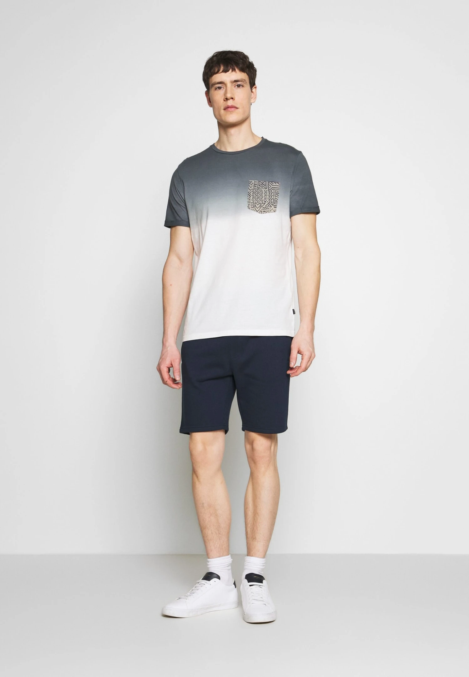 Pier One 2 Pack - Shorts - Dark Blue/Black 2 Pier One 2 Pack - Shorts - Dark Blue/Black - Afbeelding 2