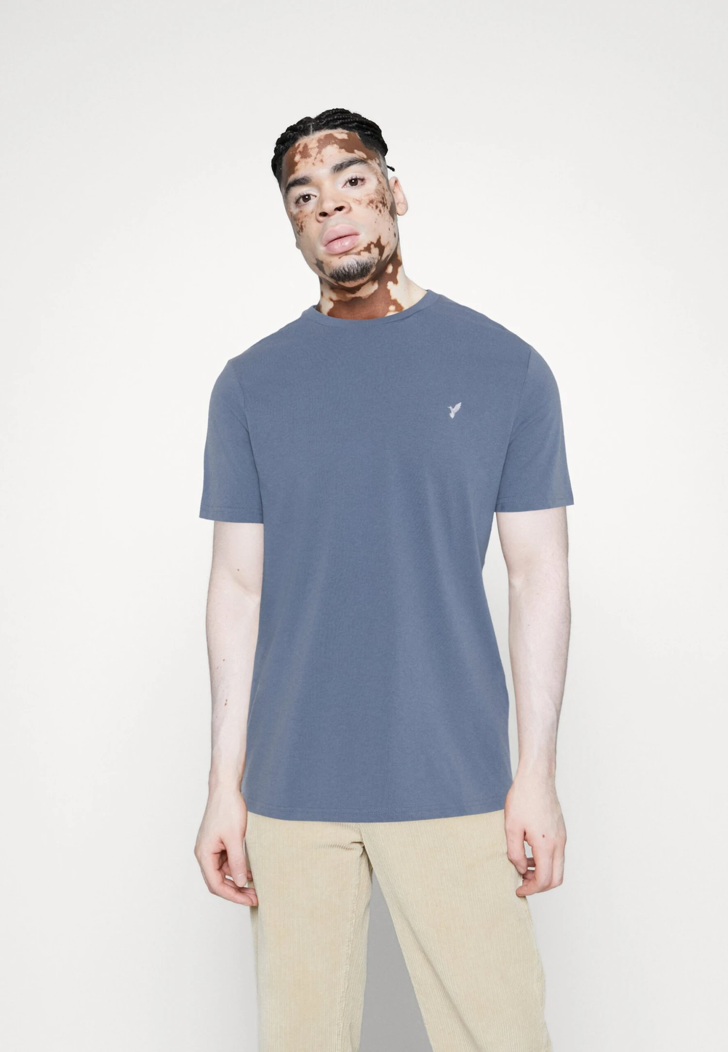 Pier One 3 Pack - T-Shirt Basic - White/Dark Blue/Blue 2 Pier One 3 Pack - T-Shirt Basic - White/Dark Blue/Blue - Afbeelding 2