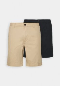 Pier One 2 Pack - Shorts - Tan/Black -Mode Verkoop 6d9aaab23c01455689a1f97d308c1dcf