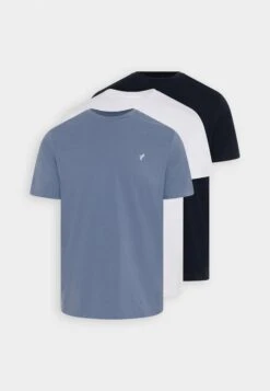 Pier One 3 Pack - T-Shirt Basic - White/Dark Blue/Blue 13 Pier One 3 Pack - T-Shirt Basic - White/Dark Blue/Blue -Mode Verkoop 8188735d5da04a0e90815cda0be953a7