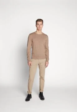 Pier One Basic Crewneck - Trui - Mottled Beige -Mode Verkoop 8ab6afa896f946a0abe264ae414a2865