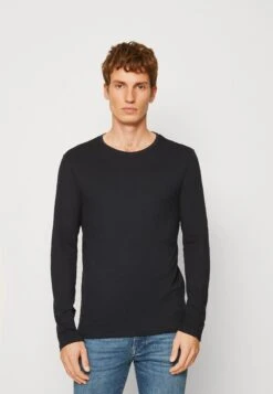 Pier One 2 Pack - Longsleeve - Light Blue/Dark Blue -Mode Verkoop 9558d7e27c7a496ea095985662933618