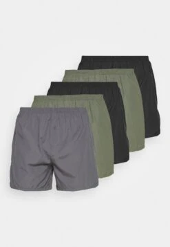 Pier One 5 Pack - Boxershort - Black/Khaki/Dark Grey 10 Pier One 5 Pack - Boxershort - Black/Khaki/Dark Grey -Mode Verkoop aabf1b6cd2d84a338064454393e5f372