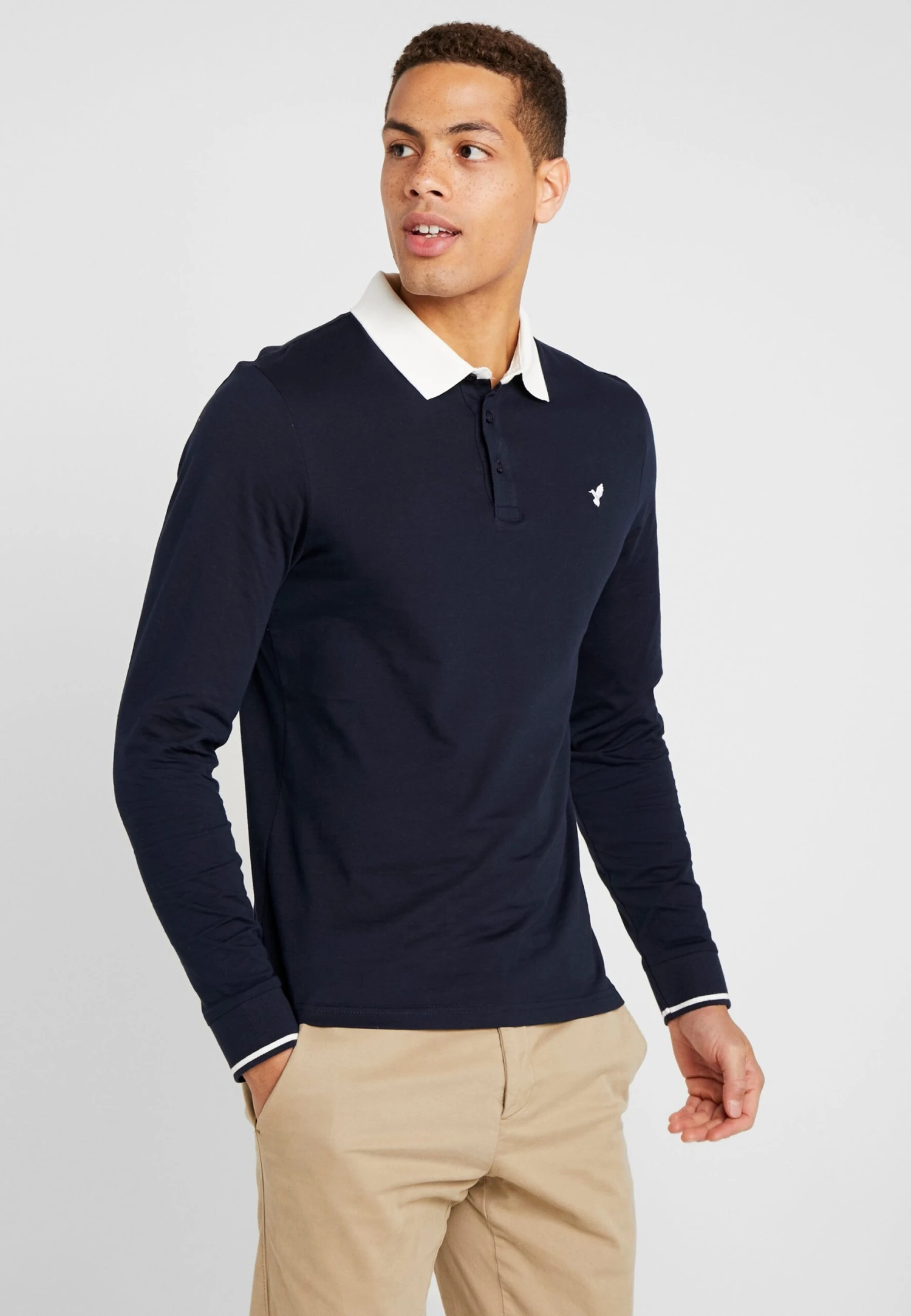 Pier One Muscle Fit - Poloshirt - Dark Blue 1 Pier One Muscle Fit - Poloshirt - Dark Blue