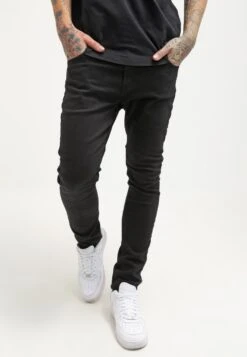 Pier One Slim Fit Jeans - Black Denim