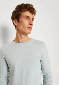 Pier One 2 Pack - Longsleeve - Light Blue/Dark Blue -Mode Verkoop d315311a1b6348f89442cc5ec2361513