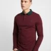 Pier One Muscle Fit - Poloshirt - Bordeaux