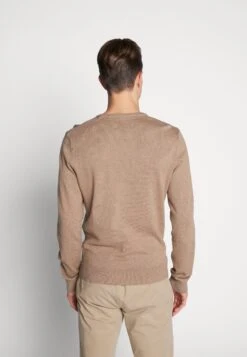 Pier One Basic Crewneck - Trui - Mottled Beige -Mode Verkoop e45875b79af34307b546bc88a1571a7e